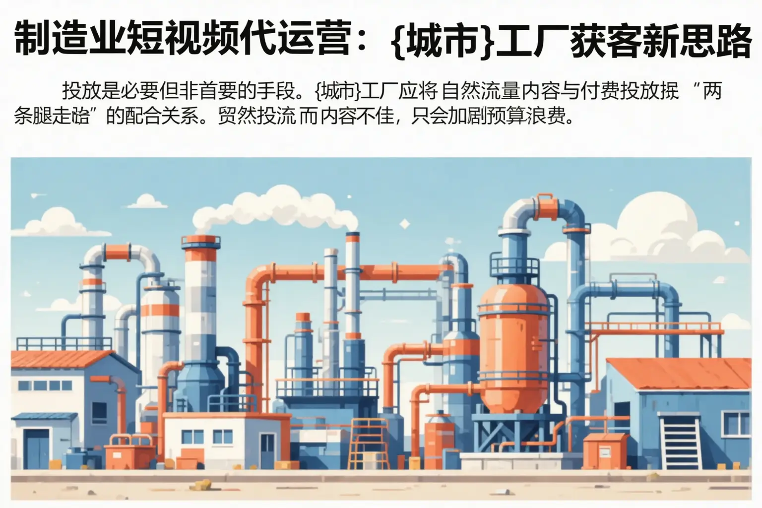 制造业短视频代运营：卓资工厂获客新思路